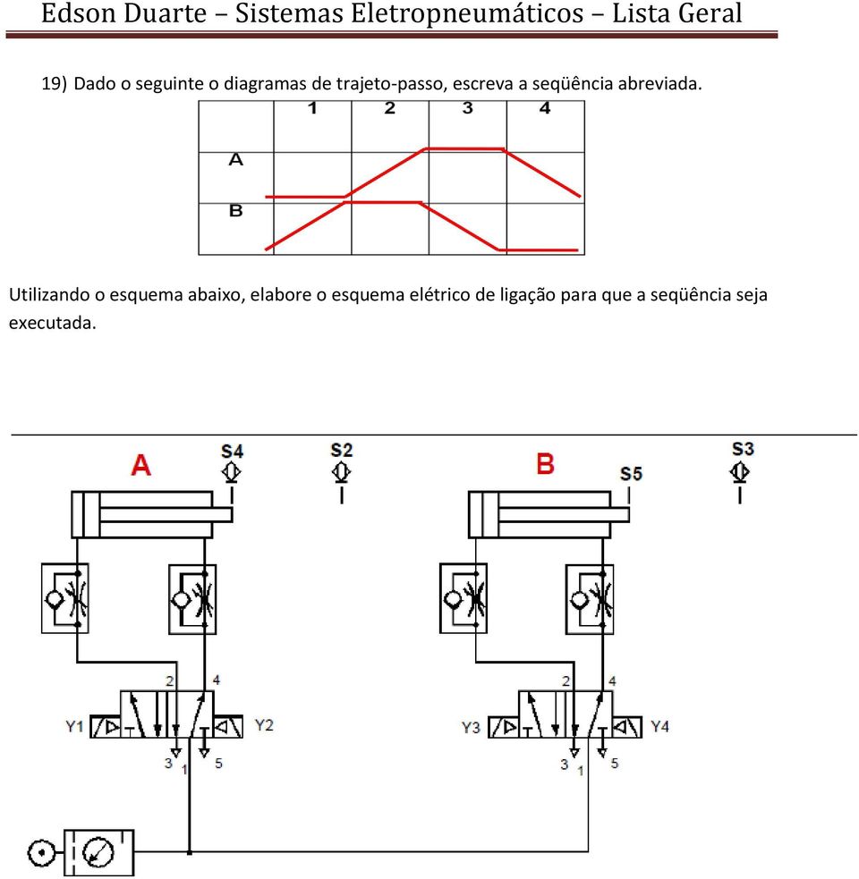 Utilizando o esquema abaixo, elabore o