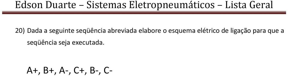 elétrico de ligação para que a