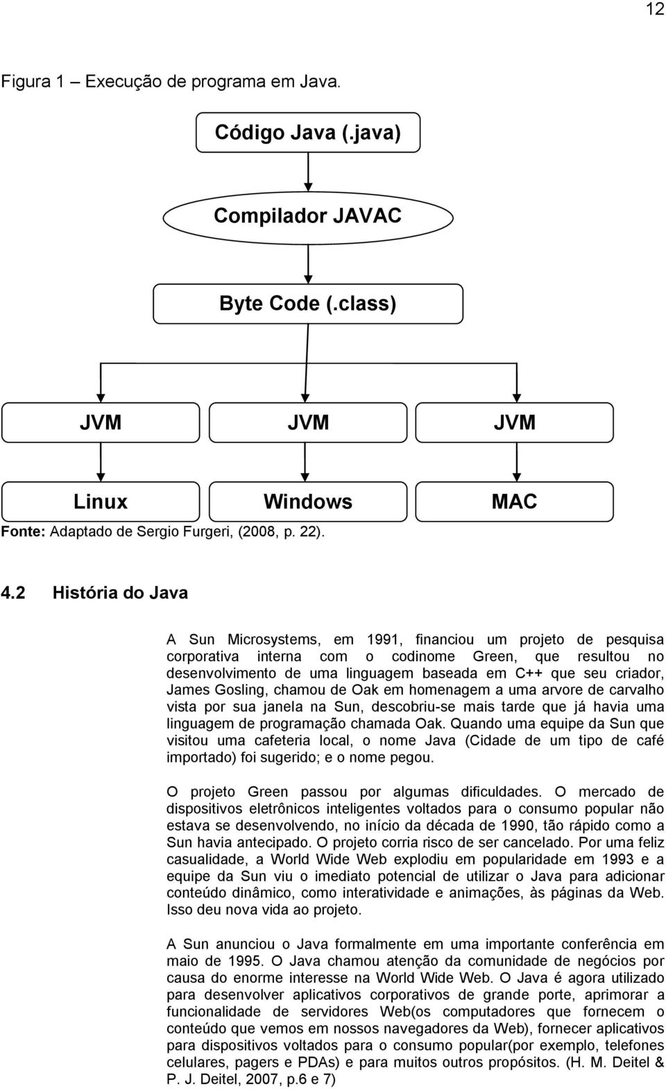 criador, James Gosling, chamou de Oak em homenagem a uma arvore de carvalho vista por sua janela na Sun, descobriu-se mais tarde que já havia uma linguagem de programação chamada Oak.