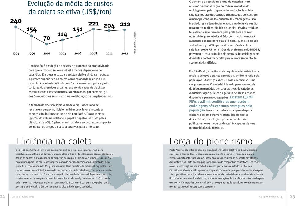 Um caminho é a estruturação de consórcios municipais para a gestão conjunta dos resíduos urbanos, estratégia capaz de viabilizar escala, custos e investimentos.