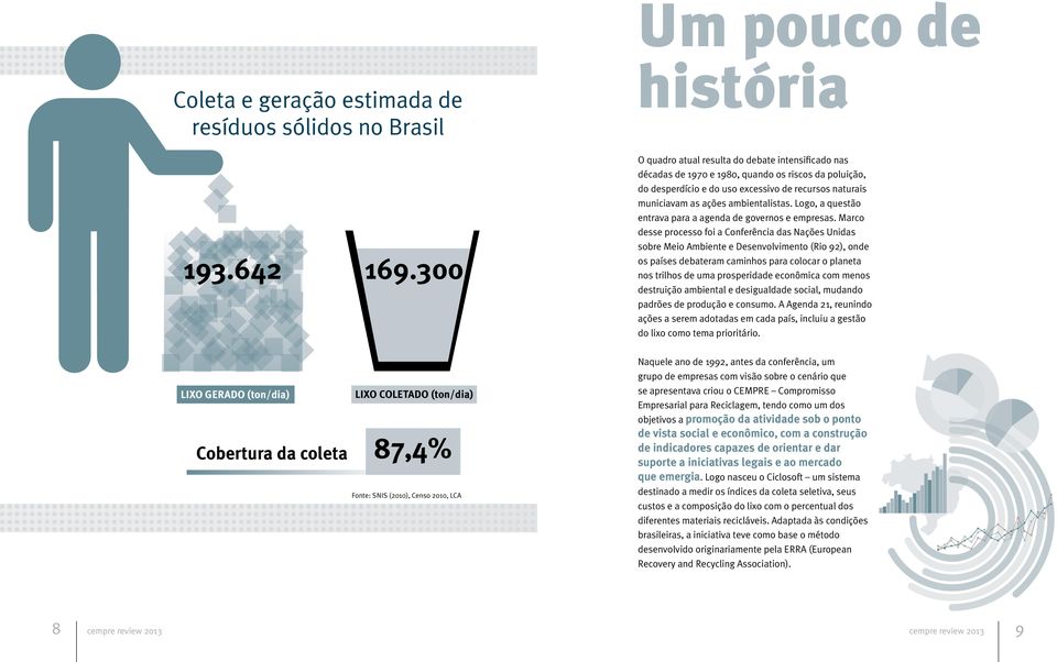 excessivo de recursos naturais municiavam as ações ambientalistas. Logo, a questão entrava para a agenda de governos e empresas.