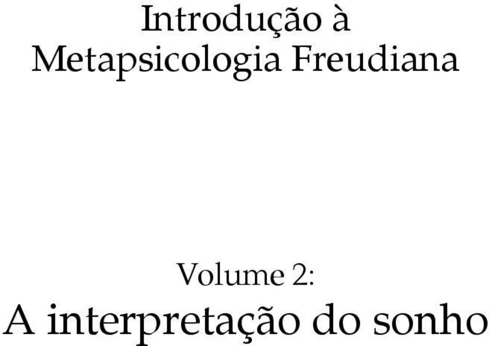 Freudiana Volume