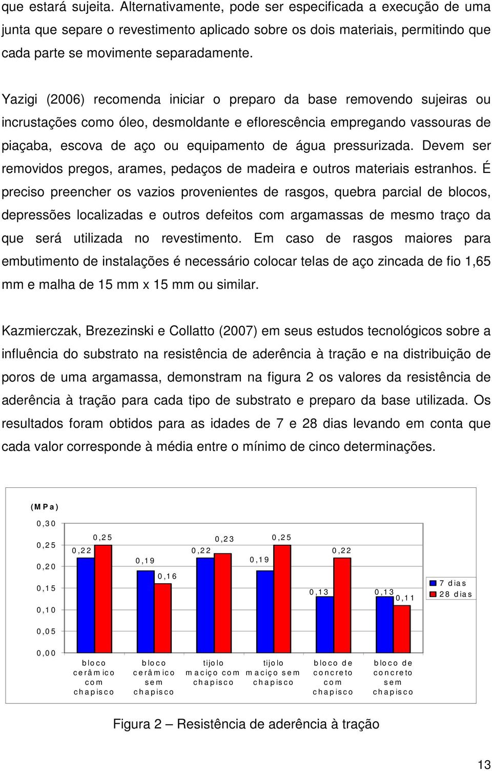 pressurizada. Devem ser removidos pregos, arames, pedaços de madeira e outros materiais estranhos.