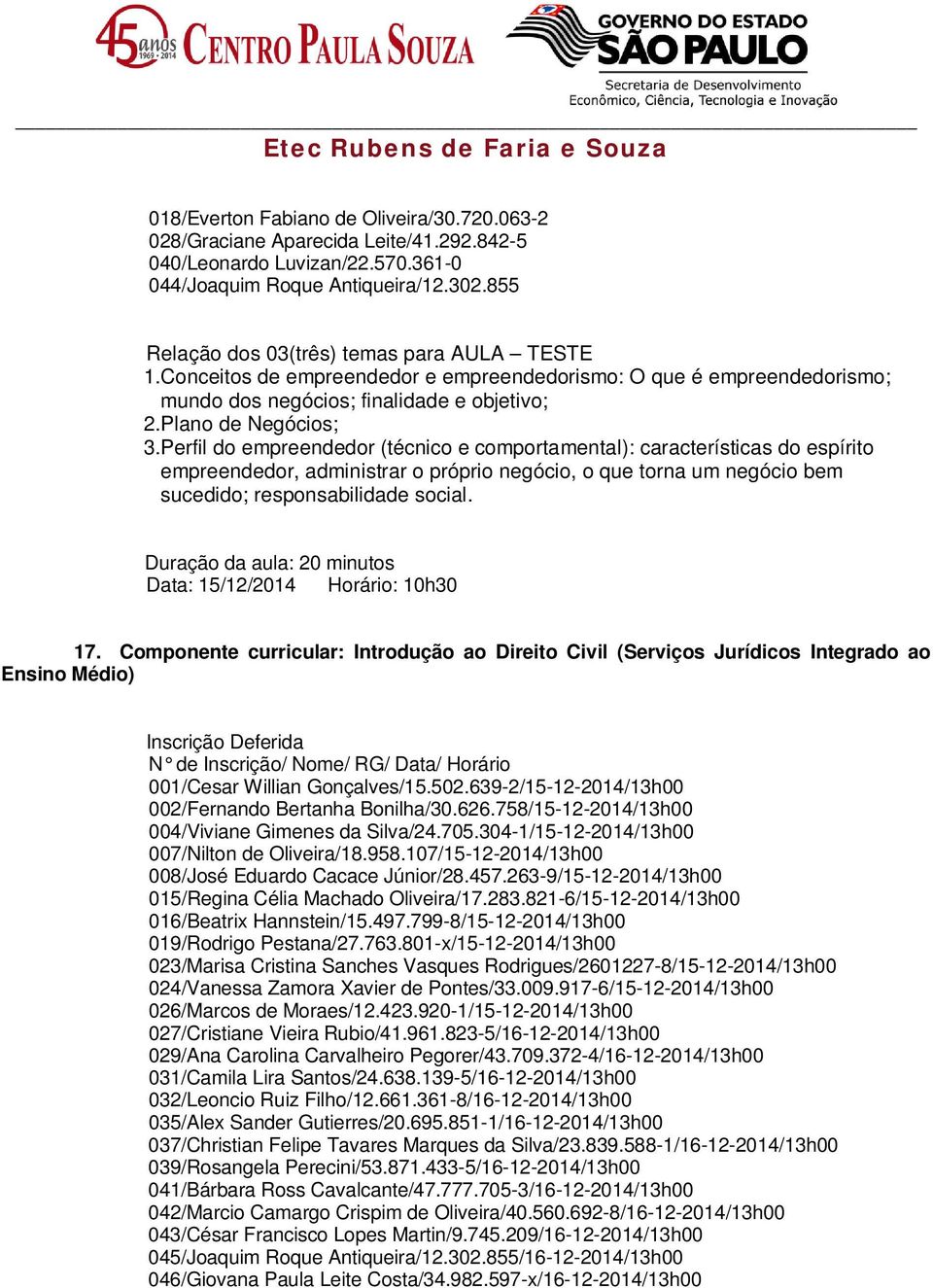 Perfil do empreendedor (técnico e comportamental): características do espírito empreendedor, administrar o próprio negócio, o que torna um negócio bem sucedido; responsabilidade social.