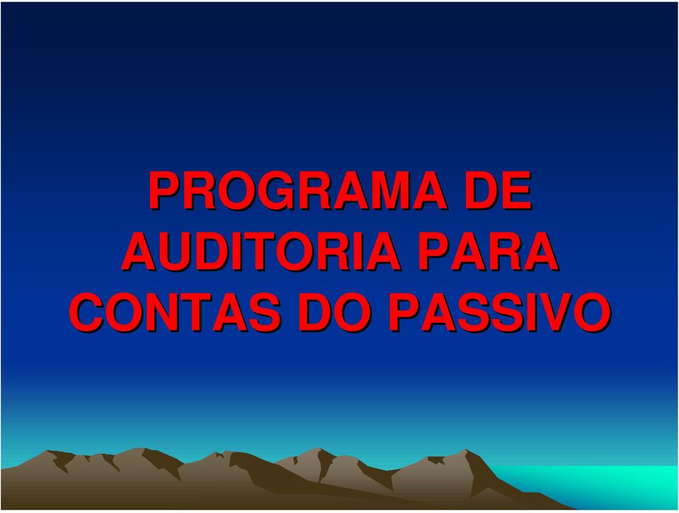 AUDITORIA