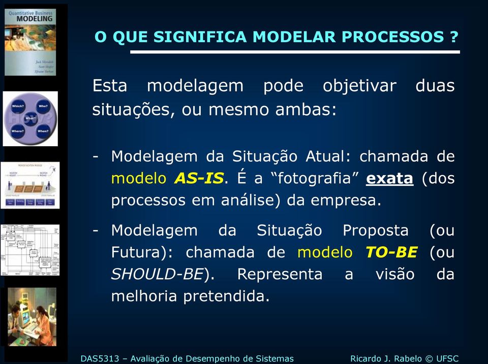 Atual: chamada de modelo AS-IS.