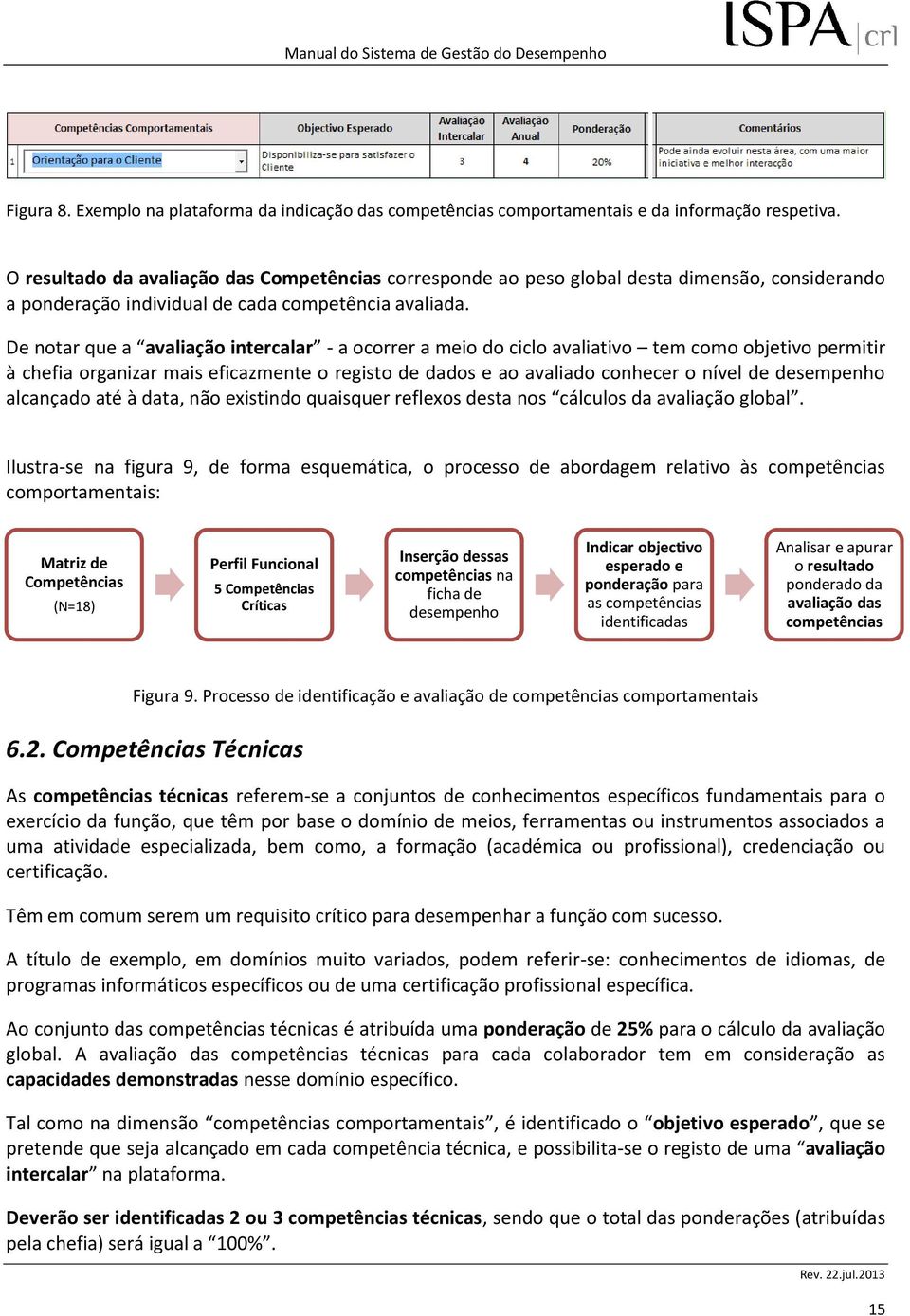 De notar que a avaliação intercalar - a ocorrer a meio do ciclo avaliativo tem como objetivo permitir à chefia organizar mais eficazmente o registo de dados e ao avaliado conhecer o nível de