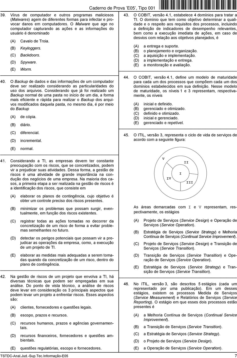 O domínio que tem como objetivo determinar a qualidade e o respeito aos requisitos dos processos, incluindo a definição de indicadores de desempenho relevantes, bem como a execução imediata de ações,