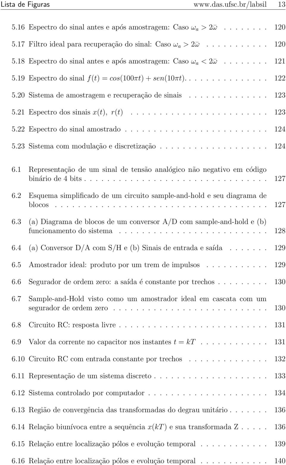 ........................ 24 5.23 Sistema com modulação e discretização................... 24 6. Representação de um sinal de tensão analógico não negativo em código binário de 4 bits................................ 27 6.