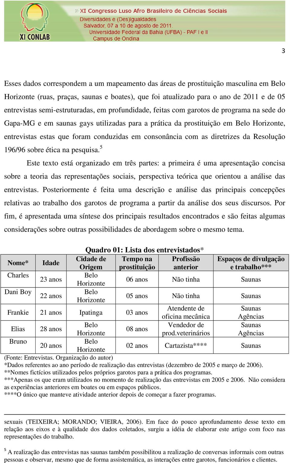 conduzidas em consonância com as diretrizes da Resolução 196/96 sobre ética na pesquisa.