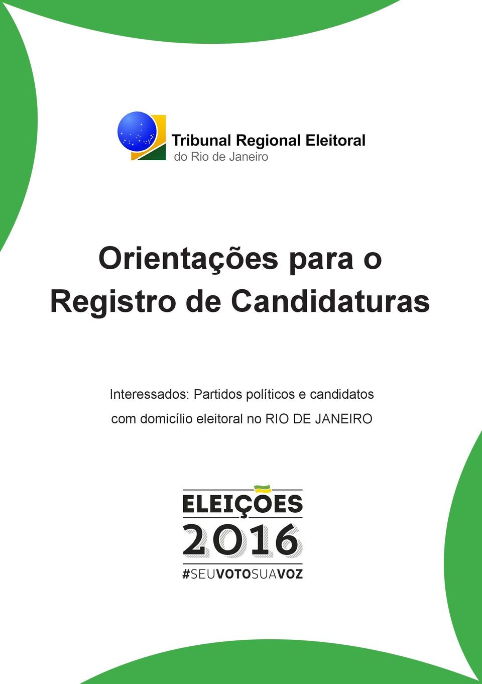 Partidos políticos e candidatos