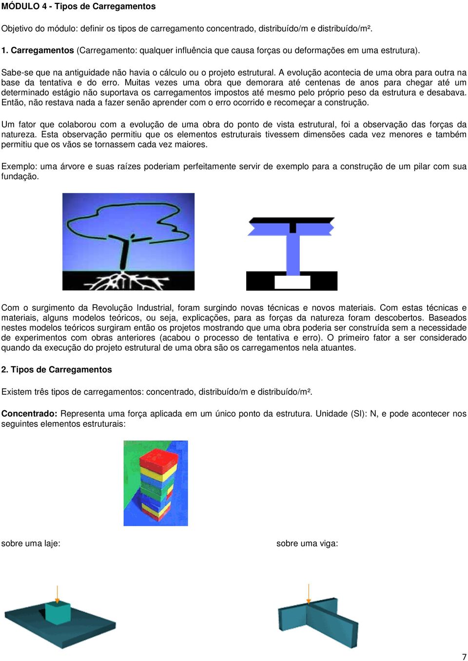 A evolução acontecia de uma obra para outra na base da tentativa e do erro.