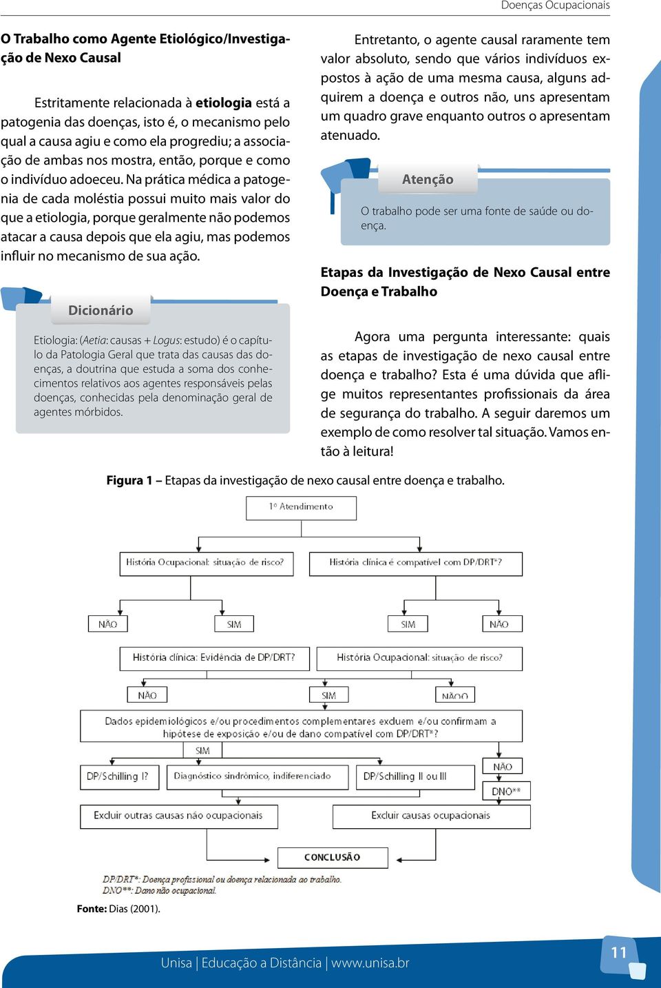 Na prática médica a patogenia de cada moléstia possui muito mais valor do que a etiologia, porque geralmente não podemos atacar a causa depois que ela agiu, mas podemos influir no mecanismo de sua