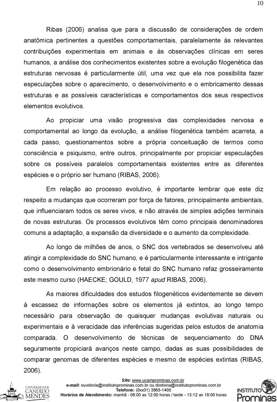 especulações sobre o aparecimento, o desenvolvimento e o embricamento dessas estruturas e as possíveis características e comportamentos dos seus respectivos elementos evolutivos.