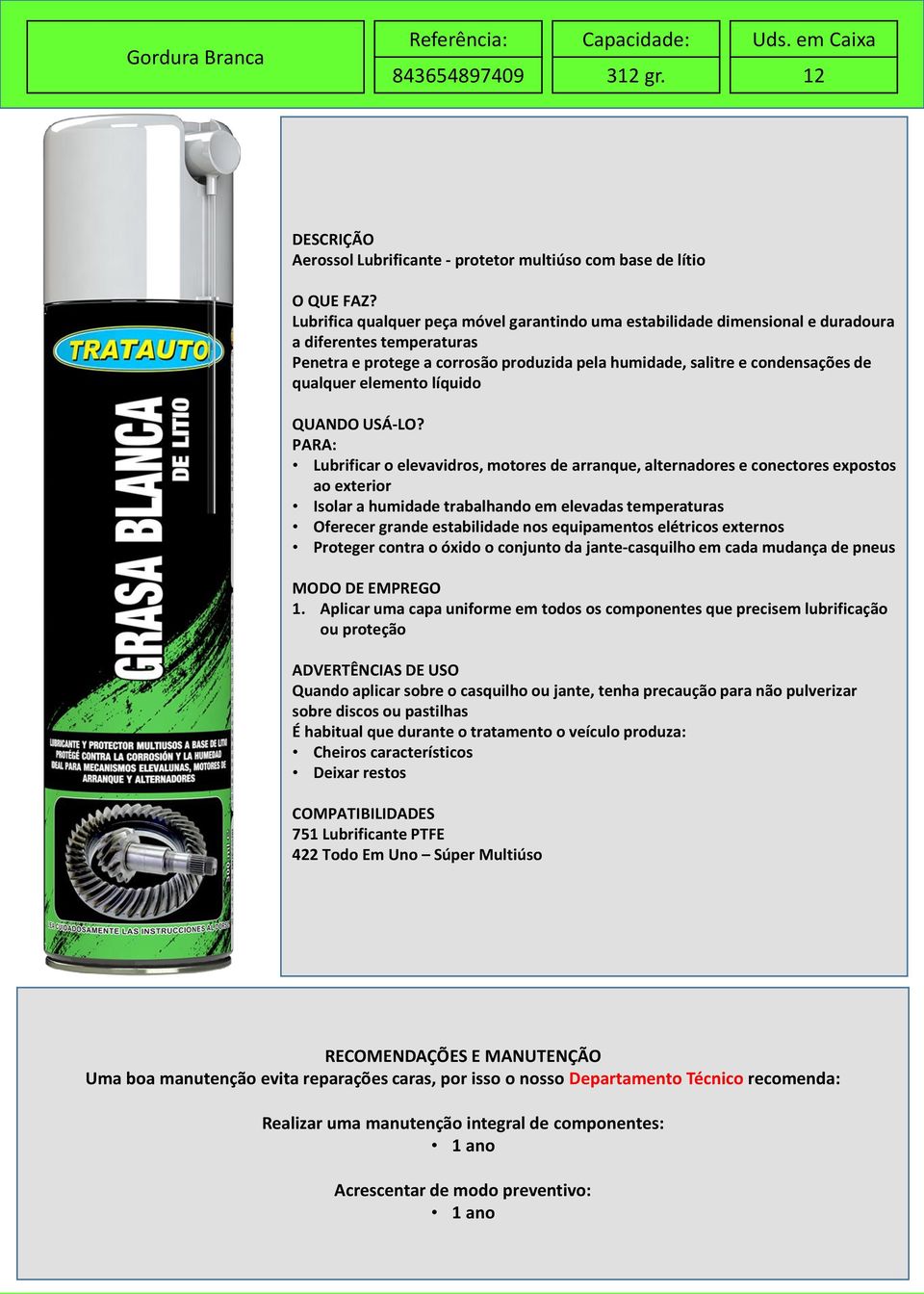 produzida pela humidade, salitre e condensações de qualquer elemento líquido Lubrificar o elevavidros, motores de arranque, alternadores e conectores expostos ao exterior Isolar a humidade