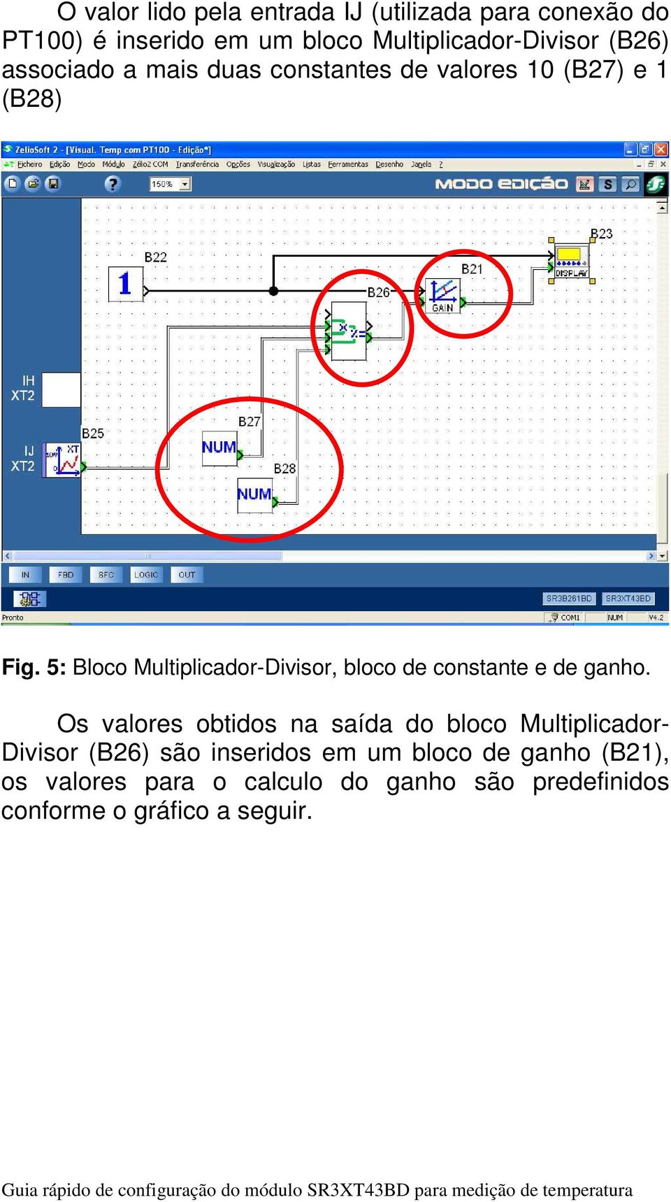 5: Bloco Multiplicador-Divisor, bloco de constante e de ganho.