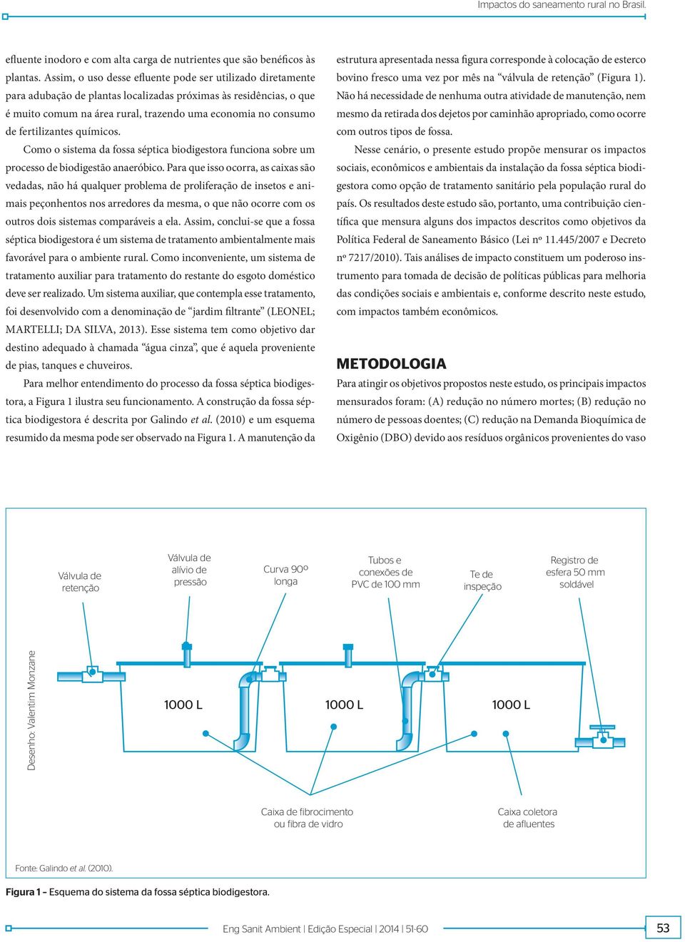 fertilizantes químicos. Como o sistema da fossa séptica biodigestora funciona sobre um processo de biodigestão anaeróbico.