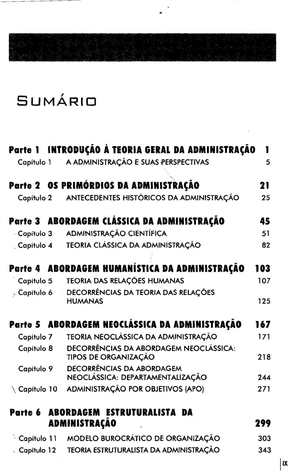 Capítulo 5 TEORIA DAS RELAÇÕES HUMANAS 1 07 6 DECORRENCIAS DA TEORIA DAS RELAÇÕES HUMANAS 125 Parte 5 ABORDAGEM NEOCLASSICA DA ADMINISTRA$AO 167 Capítulo 7 TEORIA NEOCLÁSSICA DA ADMINISTRAÇÁO 171