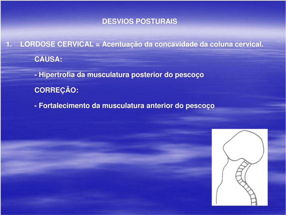 coluna cervical.