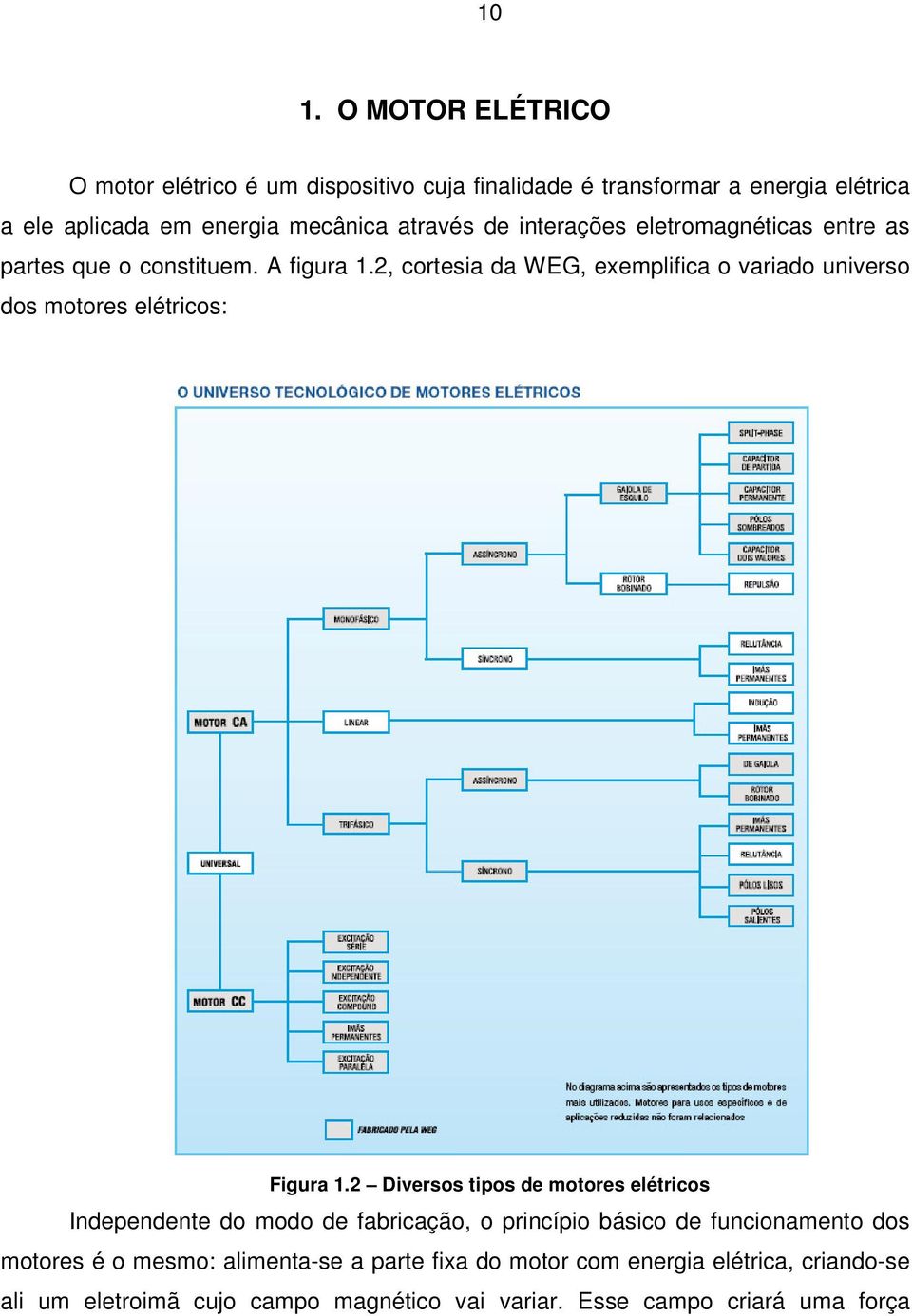 2, cortesia da WEG, exemplifica o variado universo dos motores elétricos: Figura 1.