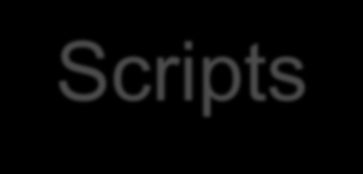 Scripts O RouterOS tem uma linguagem de scripting que permite o desenvolvimento de scripts para