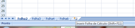 1-Clica sobre o nome da folha 2-Clica no botão direito do rato Como eliminar uma Folha de trabalho?