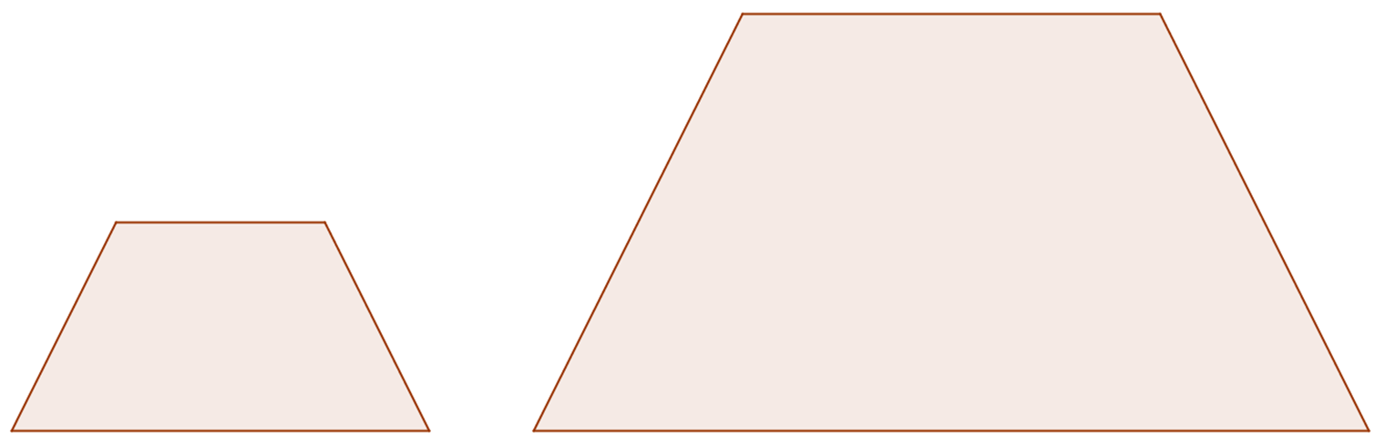 Exemplo 1 Considerem-se e Q polígonos semelhantes abaixo representados: Q Sabendo que o perímetro de é igual a 10,48cm e que o