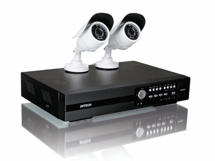 HD CCTV VIDEO SECURITY SYSTEM - 4-CHANNELS - 2 IR CAMERAS - PUSH VIDEO/STATUS + IVS HD-BEWAKINGSSYSTEEM - 4 KANALEN - 2 IR-CAMERA'S - PUSH VIDEO/STATUS + IVS SYSTÈME DE VIDÉOSURVEILLANCE HD - 4