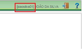 Portal do Aluno. Figura 3: Tela explicativa para fazer login no Moodle Acadêmico da UFFS. A figura abaixo indica o local onde o login está visível no Portal do Aluno, caso tenha esquecido.