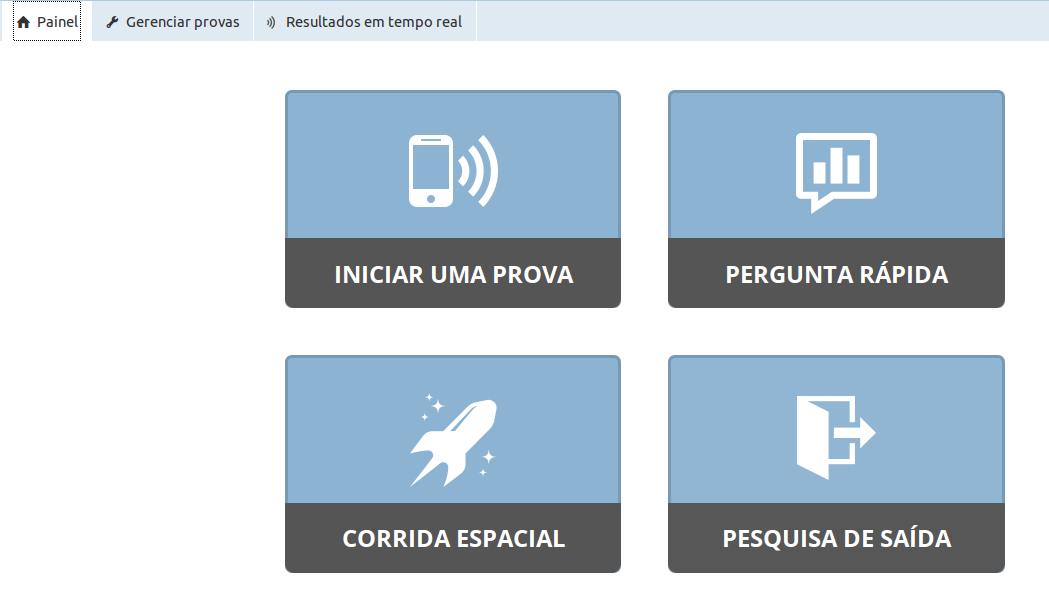 Painel=> Iniciar Uma