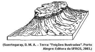 27) (UFMG 2004) Analise este mapa, em que está representada a distribuição de uma das grandes unidades geológicas da América do Sul: FONTE: SCHOBBENHAUS, Carlos et al. (Coords.). Geologia do Brasil.