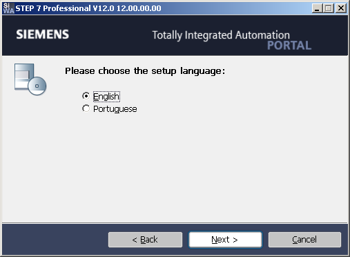 Selecionar Portuguese (para melhor facilidade e entendimento).