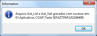 Passo 02 Clicar no botão para abrir a tela de seleção, nessa janela já está marcado os tipo de extensão dos arquivos (*.MF, *.MFD, *.TXT e *.