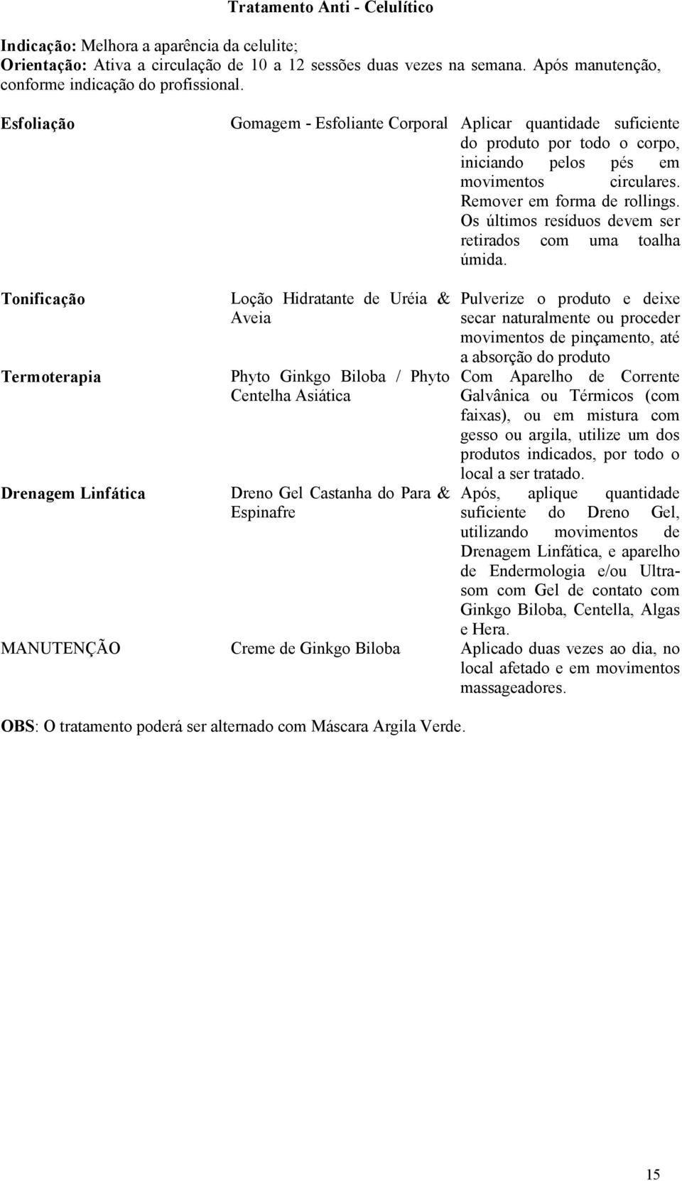 Os últimos resíduos devem ser retirados com uma toalha úmida.