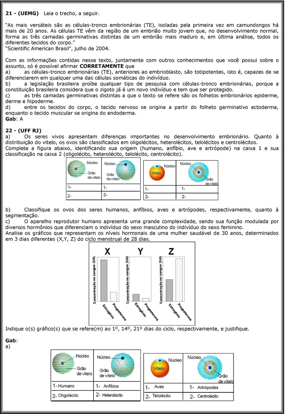 tecidos do corpo. Scientific American Brasil, julho de 2004.