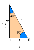 Seno, cosseno e tangente de 30º: Aplicando as definições de seno, cosseno e tangente para os ângulos de 30º, temos: Seno, cosseno e tangente de 45º: Aplicando as definições de seno, cosseno e