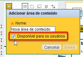 3. Insira um Nome para o novo item do menu. Observação: Os nomes dos itens do menu devem ser claros e autoevidentes.