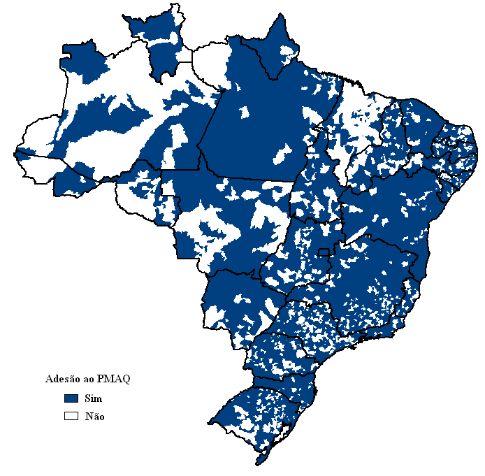 Adesão ao PMAQ (1º e 2º Ciclo) 2º