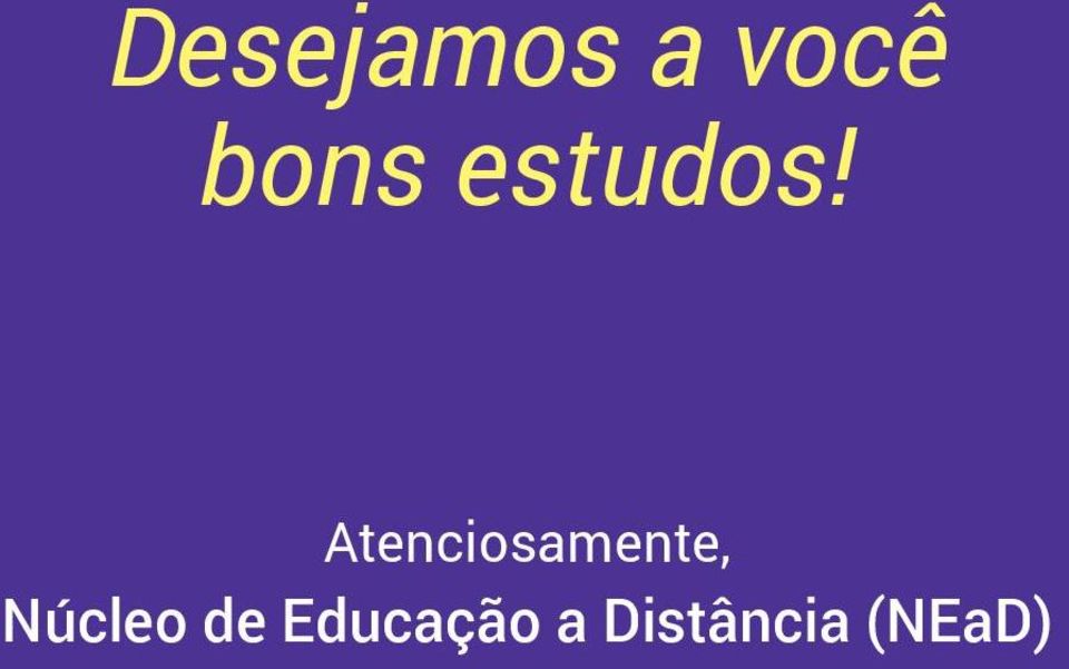 estudos!