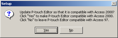 8 Depois de instalar o P-touch Editor, aparece uma caixa de diálogo que lhe permite seleccionar se pretende ou não instalar o controlador de impressão.
