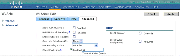 Controlador estrangeiro - WLAN para os usuários do Prender-convidado (opcionais) continuado C do apêndice