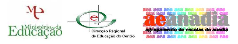 Ministério da Educação e Ciência Agrupamento de