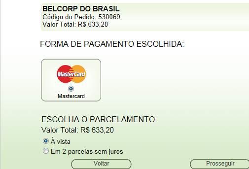 Belcorp, você terá a opção de parcelamento.