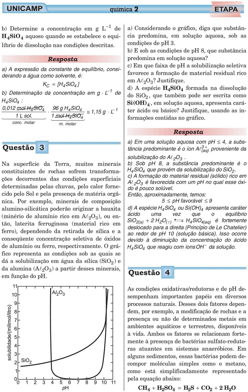 1molH4SiO 4 conc. molar m.