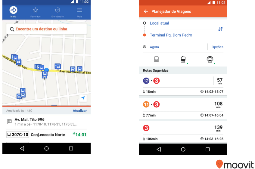 tráfego) MOOVIT Sites oficiais Prefeitura Diário Oficial