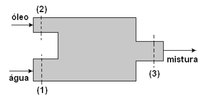 15. (Exercício 2.45, pág. 63, Brunetti) Um cilindro, de peso específico γ c = 5000 N/m 3, flutua num líquido, conforme mostra a Figura 1.