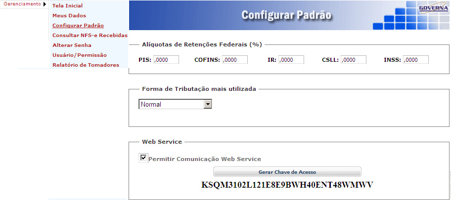 GERENCIAMENTO DE USUÁRIOS. Na página da Nota Eletrônica através do Link de Usuários credenciados pode se fazer o cadastramento dos usuários para utilização do site por diversos usuários na empresa.