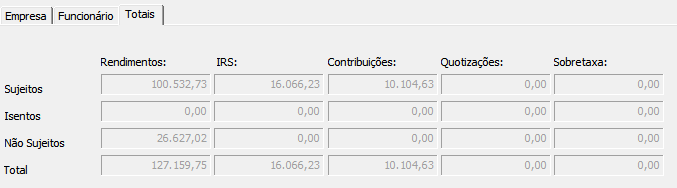 3. Seleccionar o mês para o qual pretende fazer a geração do ficheiro com a declaração 4. Preencher os campos em falta.