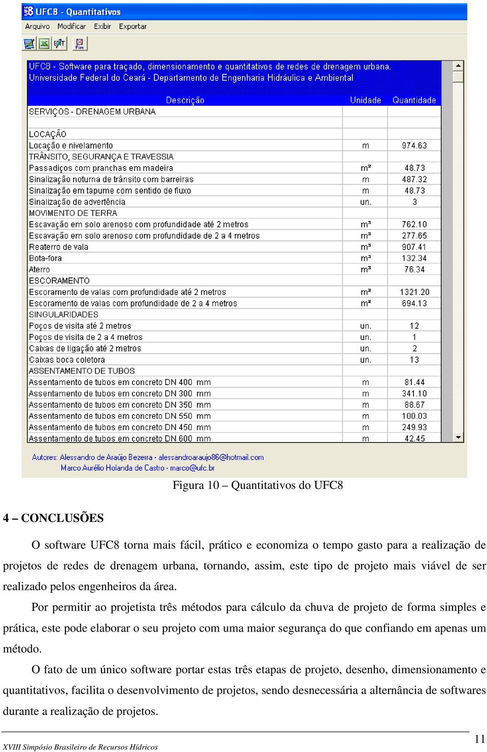 Por permitir ao projetista três métodos para cálculo da chuva de projeto de forma simples e prática, este pode elaborar o seu projeto com uma maior segurança do que