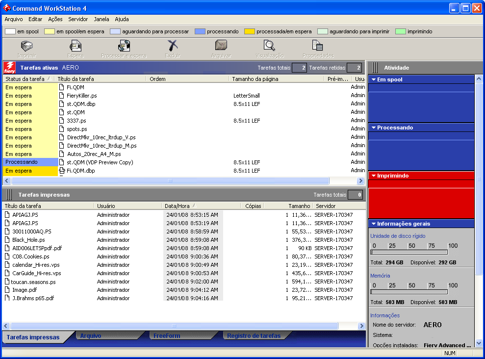 COMMAND WORKSTATION, WINDOWS EDITION 21 Utilização da Command WorkStation, Windows Edition Depois de instalar e configurar a Command WorkStation, você pode começar a utilizá-la para monitorar e